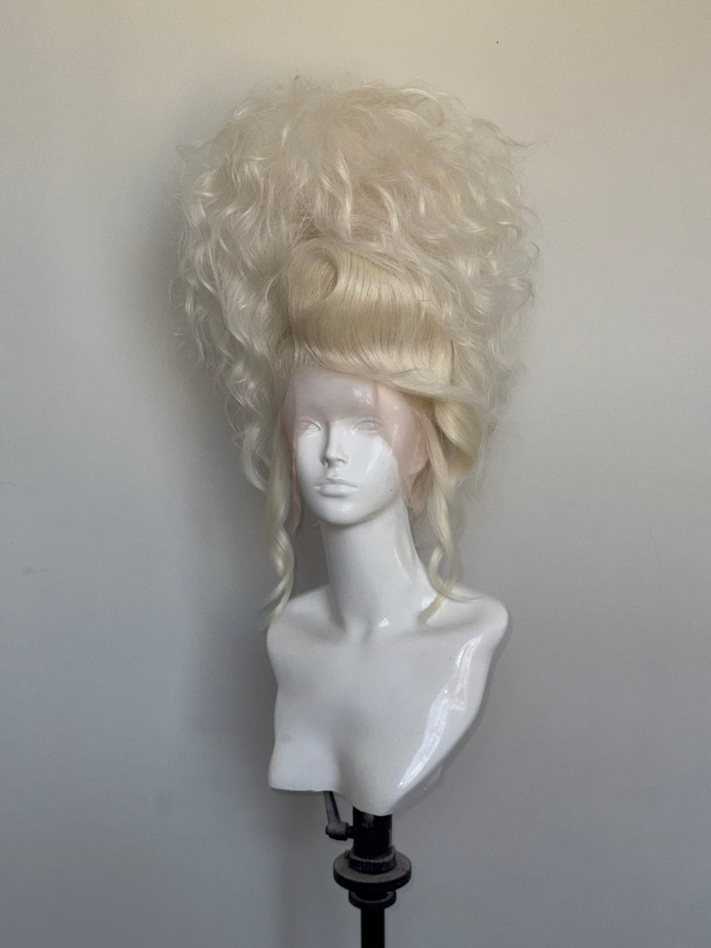 Platinum double stacked updo
