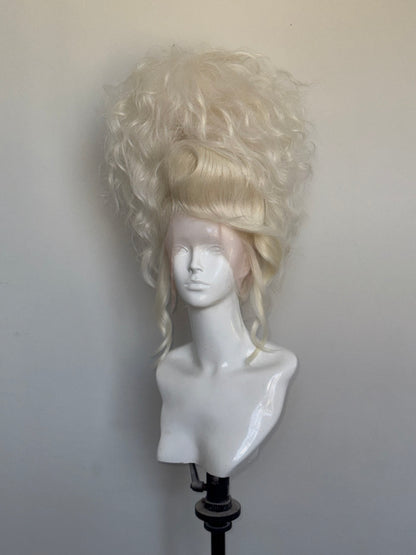 Platinum double stacked updo