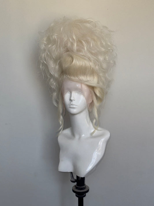 Platinum double stacked updo
