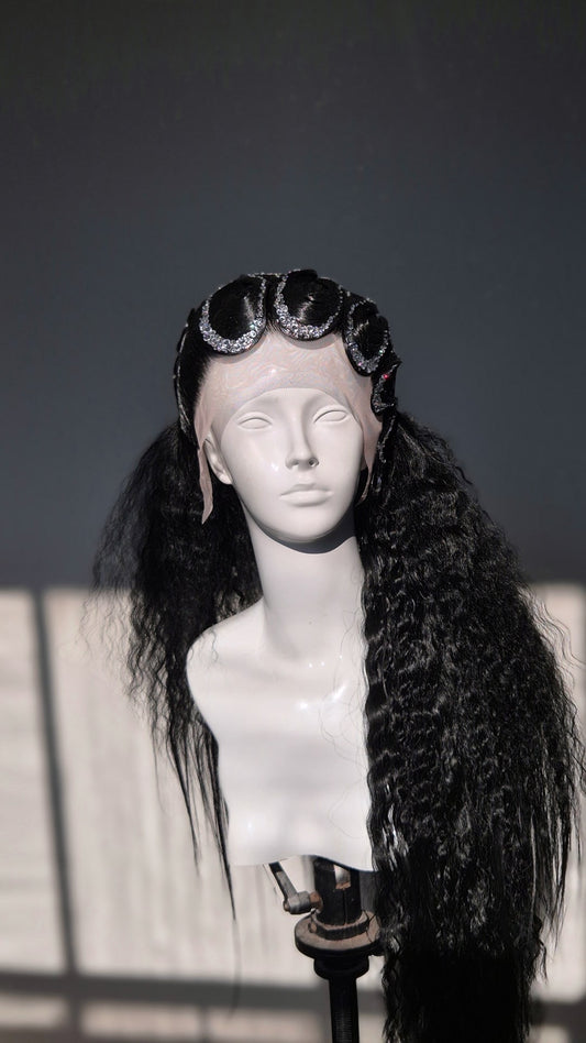 Black mermaid fingerwave